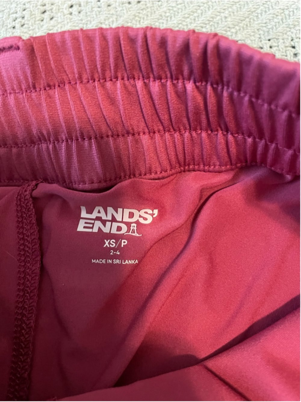 Women's Lands' End dark pink Skort Size XS athleticwear - Picture 6 of 7